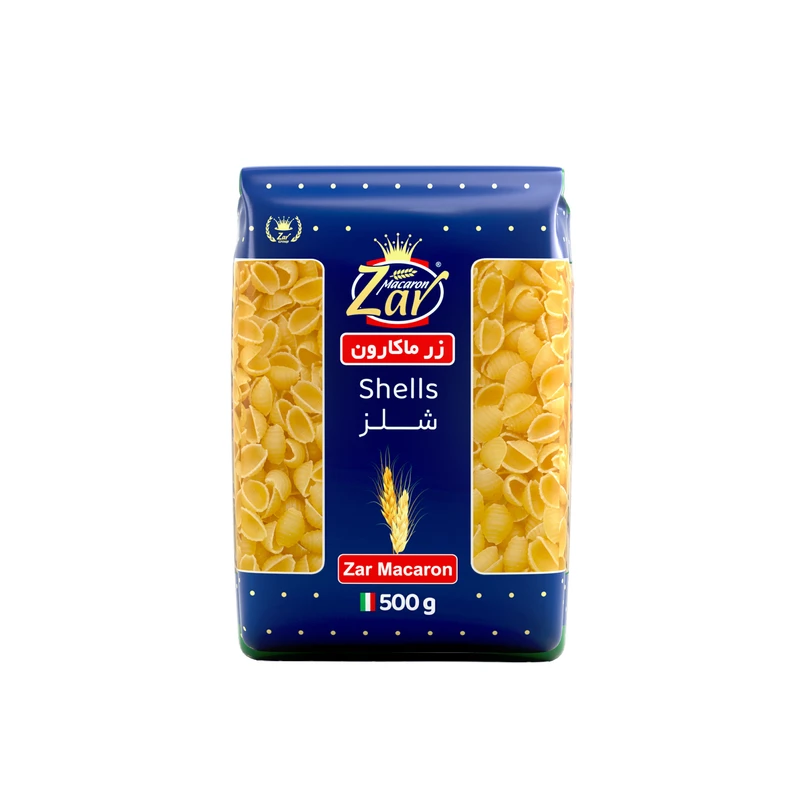 665b64d75ea48a1895b549ec4d576e7b74e16495_1621059610 ماکارونی شلز زر ماکارون مقدار 500 گرم - تصویر 1